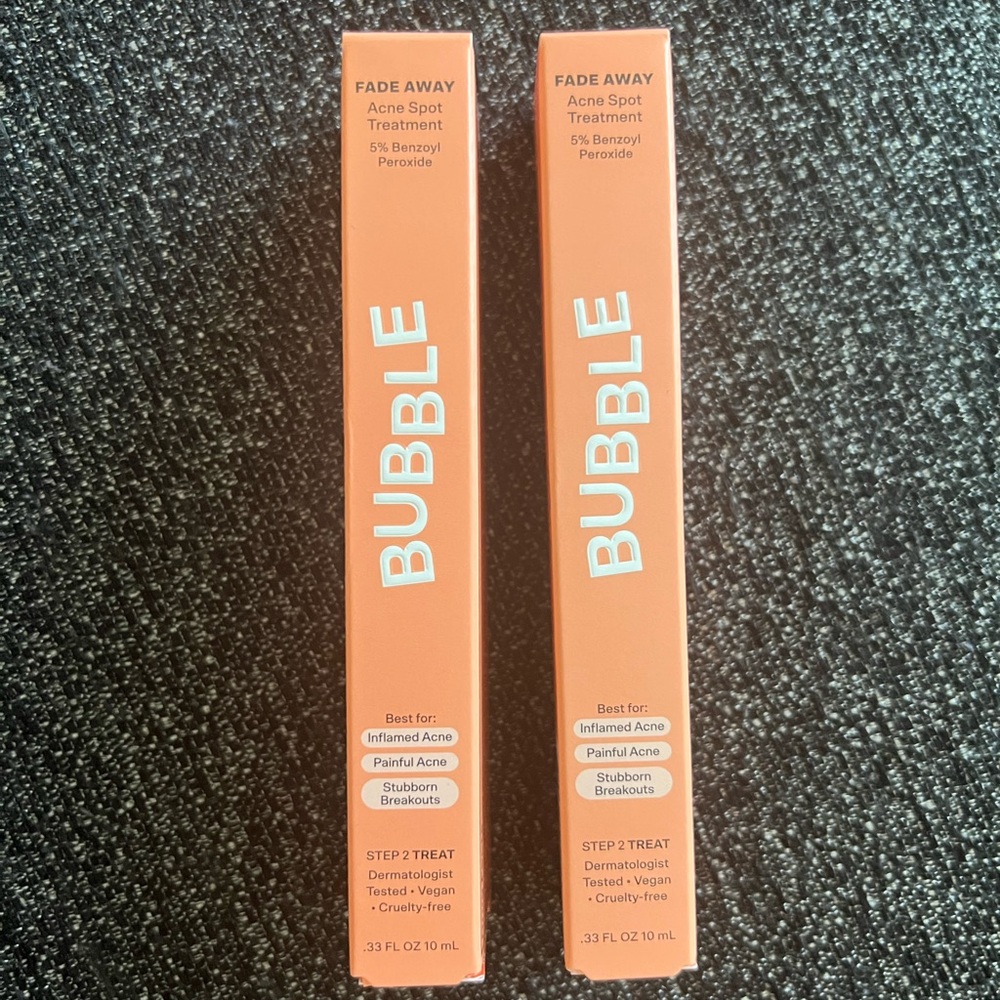 Bubble Fade Away Acne Spot Treatment Bundle of 2